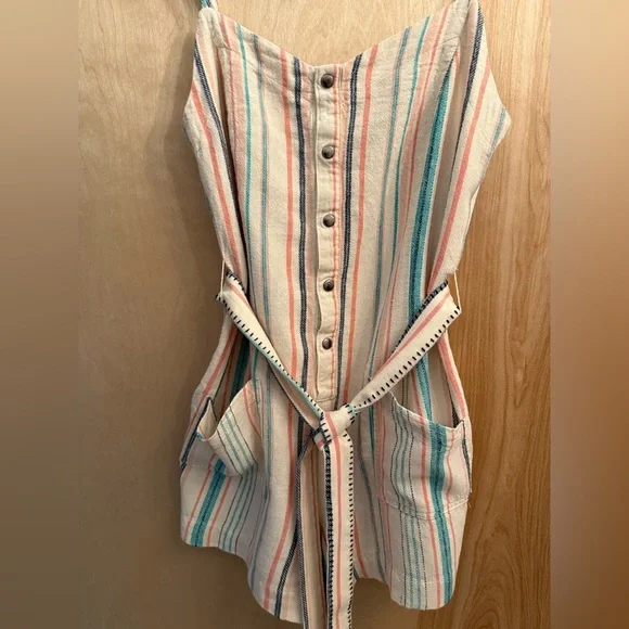 Splendid La Paz Striped Multicolor Romper, Select Item 3/$25. - Picture 8 of 15